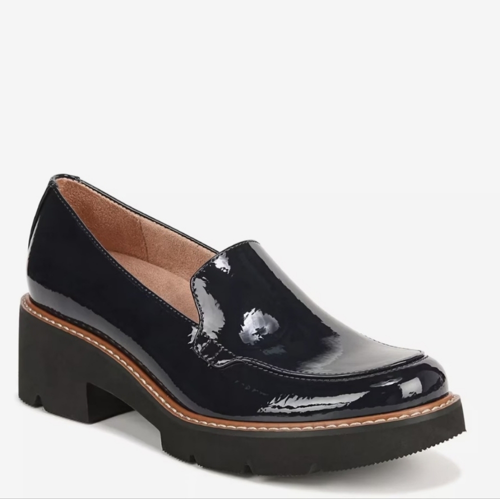 Naturalizer Cabaret Loafer Patent Black Size 8